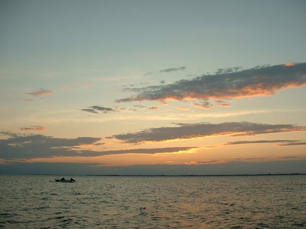 East Brewster Cape Cod vacation rental - Sunset over Cape Cod Bay, Linnell Landing beach