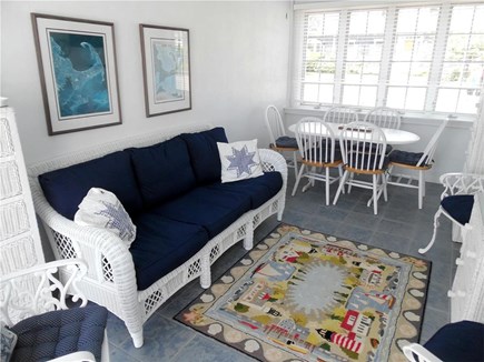 Barnstable Village Cape Cod vacation rental - Feel the refreshing ocean air on the screened-in breezeway.