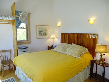 Provincetown Cape Cod vacation rental - Upstairs South queen bedroom with water views