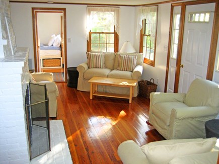 Falmouth Cape Cod vacation rental - A/C and comfy seating for 6 in a bright, cozy LR