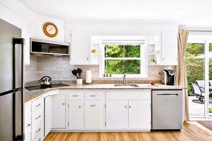 Brewster Cape Cod vacation rental - Well equipped kitchen - Keurig, Crock Pot, blender, lobster pot