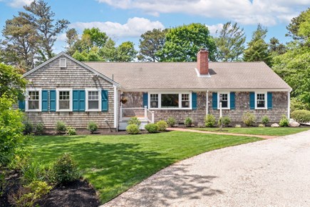 Brewster Cape Cod vacation rental - The home is privately and quietly set well back from Crosby Lane.