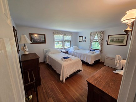 South Chatham Cape Cod vacation rental - 2nd Bedroom (two TwinXL), 1st floor--bath across the hall