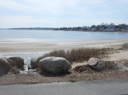 Pocasset Cape Cod vacation rental - Walking path and the beach with the open ocean beyond