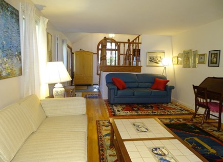 Wellfleet Cape Cod vacation rental - Spacious living room, showing main entrance
