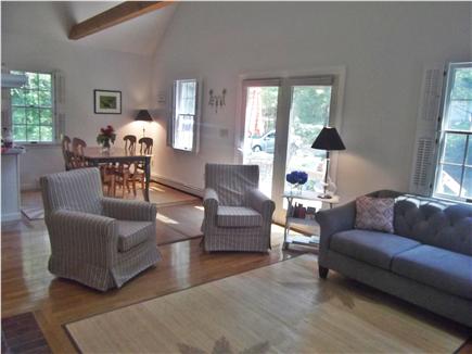 Brewster,   Blueberry Pond - East Brewst Cape Cod vacation rental - Open floor plan to the dining room