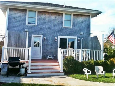 Hyannis Cape Cod vacation rental - Deck with outdoor shower, Patio & Grill