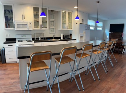 Onset- On the water MA vacation rental - Full chef kitchen-11 ft island, seating for 14 !