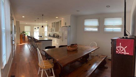 Onset- On the water MA vacation rental - Full chef kitchen-11 ft island, seating for 14 ! Water view!