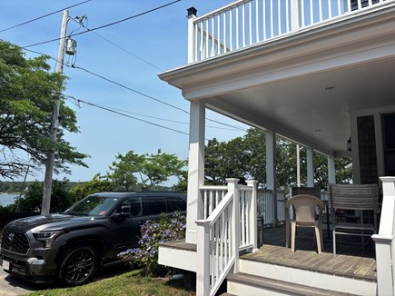Onset- On the water MA vacation rental - Outdoor dining,full deck up/down for entertaining on water front