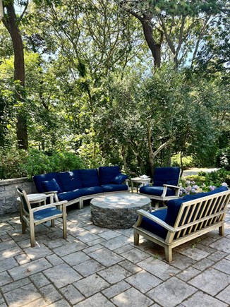 West Falmouth Cape Cod vacation rental - Outdoor seating and firepit