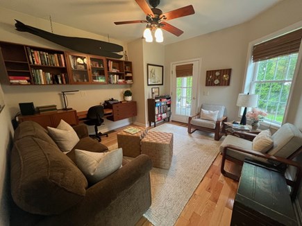 Harwichport Cape Cod vacation rental - Quiet first floor reading room and study.  Door to deck outside.