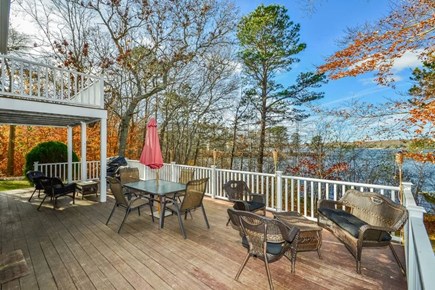 Centerville Cape Cod vacation rental - Rear deck for entertaining and sunsets