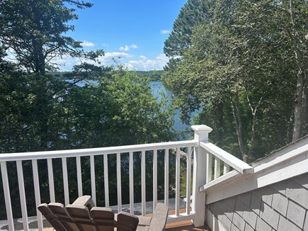 Centerville Cape Cod vacation rental - View from the back deck with private dock