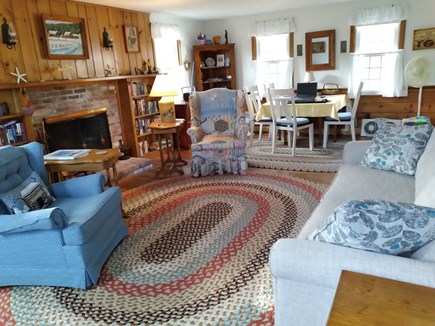 Chatham Cape Cod vacation rental - Living Room, extra room for dining or reading and computer work