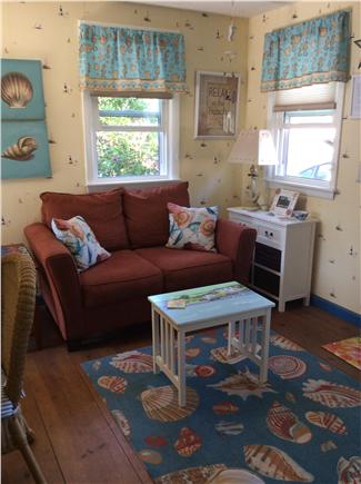 Dennisport Cape Cod vacation rental - Bright comfortable living room with flat screen TV