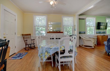 Hyannisport Cape Cod vacation rental - Fireplaced Dining Room and Living Room