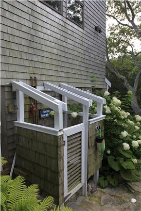 Provincetown Cape Cod vacation rental - An Outdoor shower is great after a day at the beach