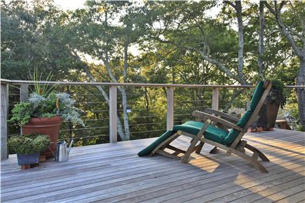 Provincetown Cape Cod vacation rental - Deck facing north...good reading light