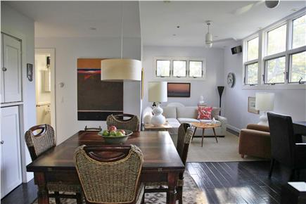 Provincetown Cape Cod vacation rental - Living room area with high ceilings