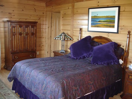 Provincetown Cape Cod vacation rental - Main floor master bedroom with en suite bath.