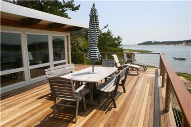 Chequessett Neck Wellfleet Cape Cod vacation rental - You pick sun or shade to go with the view