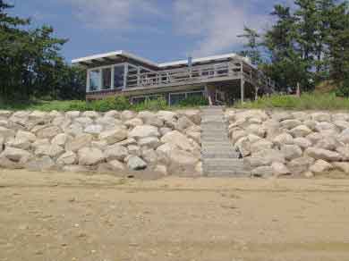 Chequessett Neck Wellfleet Cape Cod vacation rental - Eleven steps to your own private beach