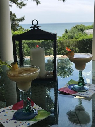 New Seabury, Mashpee Cape Cod vacation rental - Enjoy fantastic outdoor ocean front dining on expansive patio