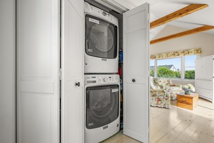 East Dennis/Sesuit Harbor Cape Cod vacation rental - Washer/dryer off the primary