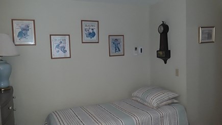 Wellfleet, Indian Neck Cape Cod vacation rental - 1st fl 3rd bedroom. 1 of 2 single beds