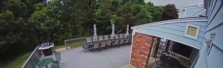 Eastham Cape Cod vacation rental - Large private deck with dining, seating & gas grill.