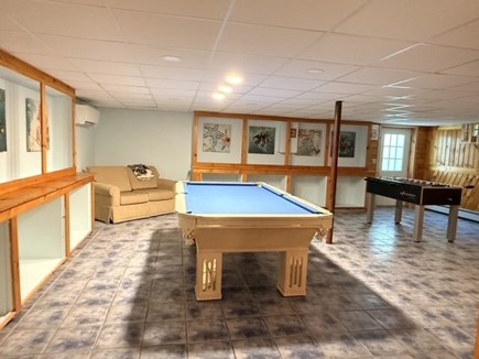 Eastham Cape Cod vacation rental - Pool Table and Foosball game room for everyone!