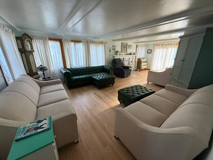 Eastham Cape Cod vacation rental - Living room and extended family gathering!