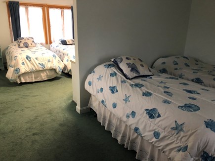 Eastham Cape Cod vacation rental - Main House- upstairs bedroom with four twin beds #2