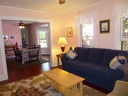 9 Pond Road, Orleans Cape Cod vacation rental - Living room looking into dining room