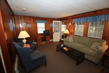 Dennisport Cape Cod vacation rental - Comfortable living room with Wifi and a pull-out couch