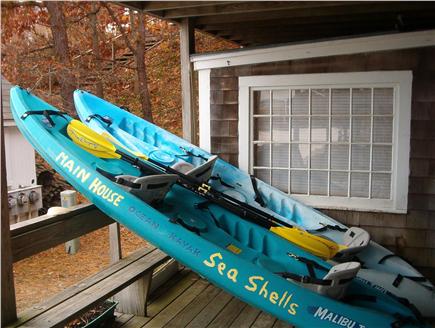Wellfleet Cape Cod vacation rental - Our 5 sit-on-top Kayaks are great for beginners. 2 SUPs.