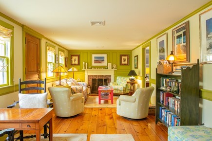 South Yarmouth Cape Cod vacation rental - Books, backgammon, chess and a fireplace in the Living Room!