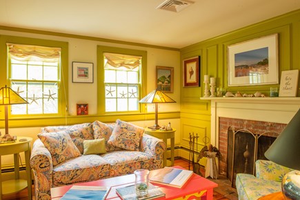 South Yarmouth Cape Cod vacation rental - Colorful furnishings for evening get-togethers!