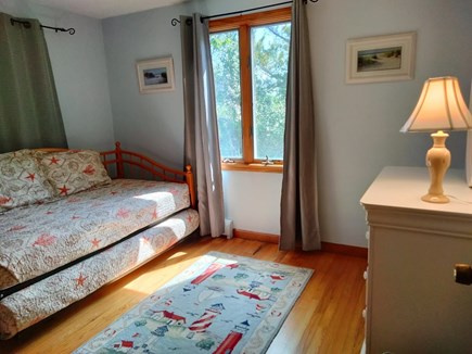 Eastham Cape Cod vacation rental - Trundle bedroom (opens into two twins).