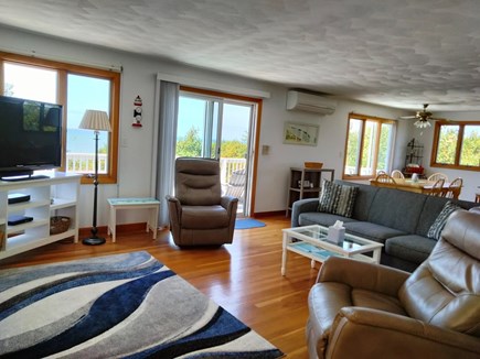 Eastham Cape Cod vacation rental - Living room adjacent to the dining room.