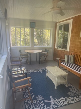 Eastham Cape Cod vacation rental - Enjoy the shade and cool breezes on the screened porch.