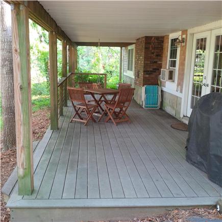 West Yarmouth Cape Cod vacation rental - Covered Porch with dining for 4