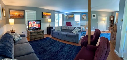 Truro Cape Cod vacation rental - Entertainment area/Sleeper sofas