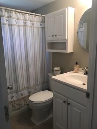 South  Yarmouth, Bass River Cape Cod vacation rental - Full bath with tub and shower.