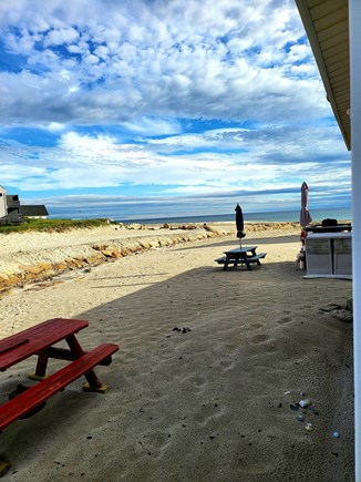 Plymouth MA vacation rental - Step down into the soft sand