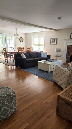 West Hyannisport (Mid Cape) Cape Cod vacation rental - Living room and dining room