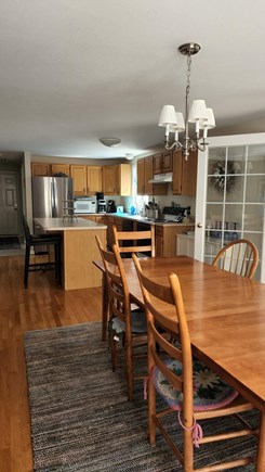 West Hyannisport (Mid Cape) Cape Cod vacation rental - Dining room and kitchen