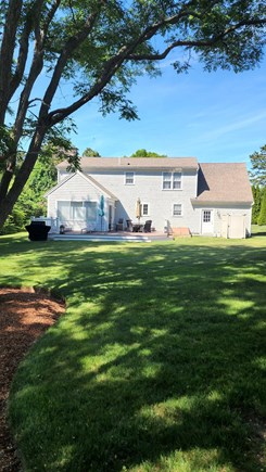 West Hyannisport (Mid Cape) Cape Cod vacation rental - Large quiet yard with deck, furniture, and outdoor shower