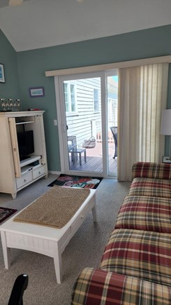 West Hyannisport (Mid Cape) Cape Cod vacation rental - Bright sunroom with views of backyard